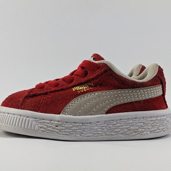 PUMA Red Suede Classic XXI Toddler Shoes Size 4C - Picture 3 of 11